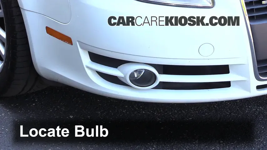 2006 Audi A4 Quattro 2.0L 4 Cyl. Turbo Lights Fog Light (replace bulb)